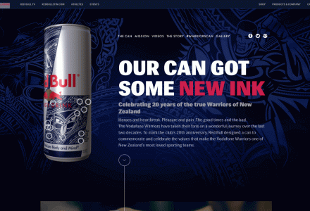 Red Bull - 'Our Can Got Some New Ink'
