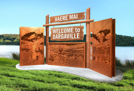 Dargaville (NZ) laser cut graphics